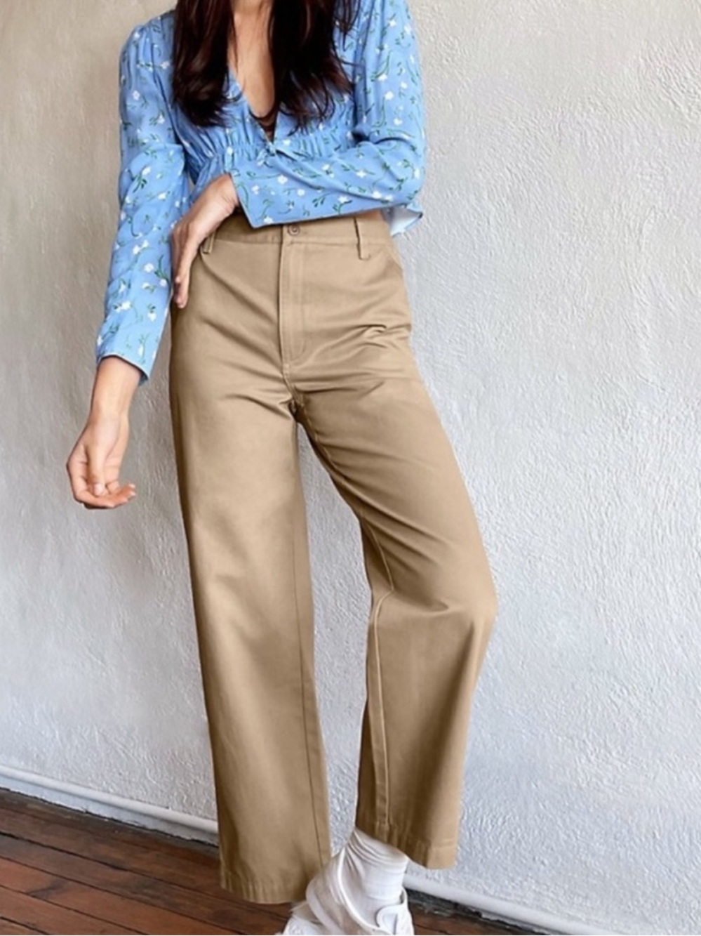 ARITZIA • SUNDAY BEST The New Jaden Pant Khaki Tan 100% Organic Cotton Size 4